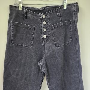 Chic High-Rise Gray Jeans for Women